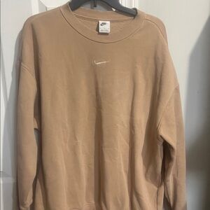 Nike Beige Crewneck Sweater